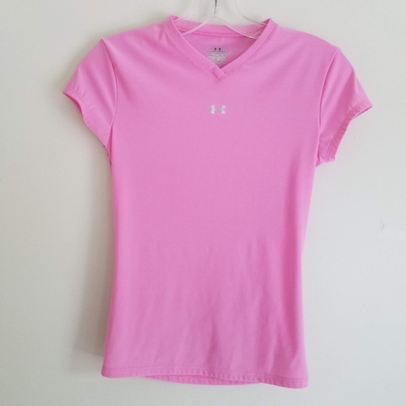 Under Armour Tops - Under Armour Pink Moisture Wicking Shirt